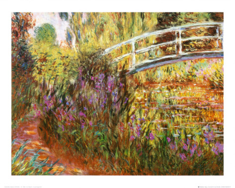 The Japanese Bridge - Claude Monet Paintings